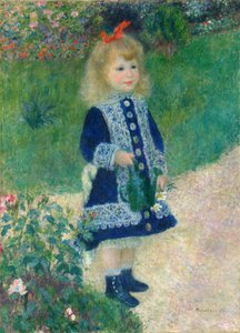 Ein Mädchen mit einer Gießkanne, 1876