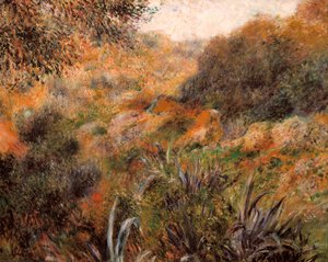Algerische Landschaft, die Schlucht der wilden Frau von Pierre Auguste Renoir