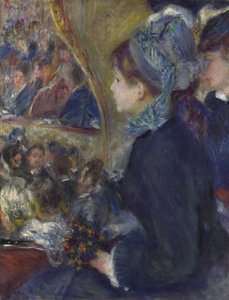 Im Theater La Première Sortie, 1876-1877