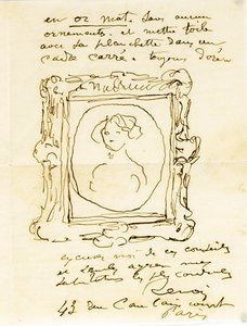 Autographenbrief an Dr. Fritz Thurneyssen, Paris und Les Collettes, 24. Juni 1908 von Pierre Auguste Renoir