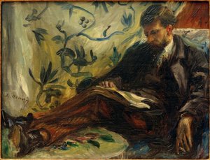 Bildnis Edmond Maître auf dem Sofa