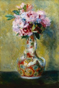 Blumenstrauß in einer japanischen Vase - Pierre Auguste Renoir, 1878 - Indianapolis Museum of Art, USA von Pierre Auguste Renoir