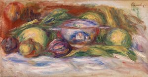 Schüssel, Feigen und Äpfel von Pierre Auguste Renoir