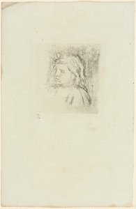 Claude Renoir, nach links gedreht von Pierre Auguste Renoir