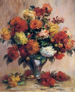Dahlien von Pierre Auguste Renoir