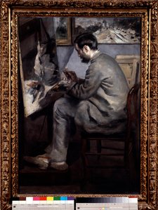 Porträt von Frederic Bazille von Pierre Auguste Renoir