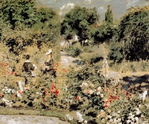 Garten in Fontenay-aux-Roses, um 1873-74 von Pierre Auguste Renoir
