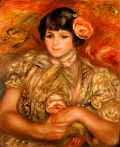 Mädchen mit einer Rose