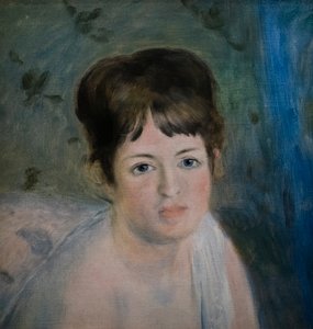 Kopf einer Frau von Pierre Auguste Renoir