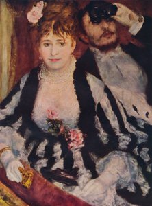 La Loge Das Theaterkästchen, 1874 von Pierre Auguste Renoir