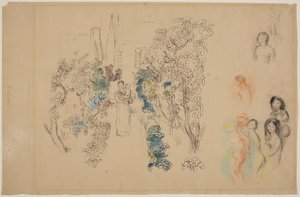 Landschaft und Figuren von Pierre Auguste Renoir