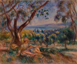 Landschaft mit Figuren, nahe Cagnes