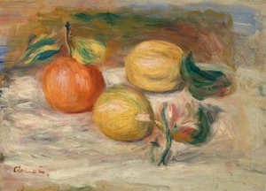 Zitronen und Orange von Pierre Auguste Renoir