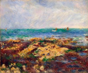 Ebbe in Yport, 1883 von Pierre Auguste Renoir