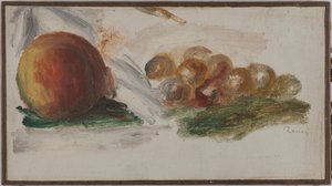 Pfirsiche und Trauben, ca. 1914 von Pierre Auguste Renoir