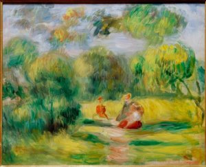 Personen in einer Landschaft