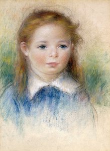 Porträt eines Mädchens von Pierre Auguste Renoir