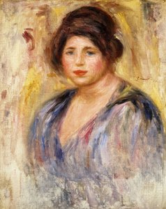 Porträt einer Frau; Portrait de Femme, ca. 1912 von Pierre Auguste Renoir