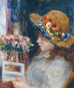 Lesendes Mädchen von Pierre Auguste Renoir