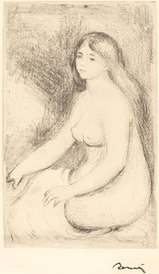 Sitzende Badende, ca. 1905