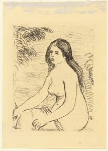 Sitzende nackte Frau von Pierre Auguste Renoir
