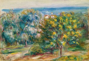Skizze einer Landschaft im Midi von Pierre Auguste Renoir