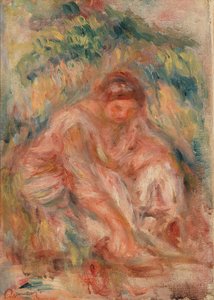 Skizze einer Frau von Pierre Auguste Renoir