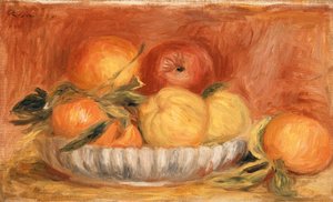 Stillleben mit Äpfeln und Orangen von Pierre Auguste Renoir