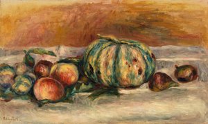 Stillleben mit Melone