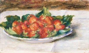 Stillleben mit Erdbeeren von Pierre Auguste Renoir
