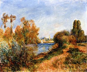 Die Seine bei Argenteuil, 1888 von Pierre Auguste Renoir