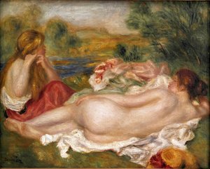 Zwei Badende von Pierre Auguste Renoir