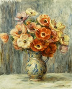 Vase mit Anemonen