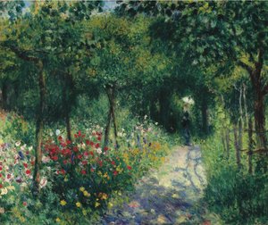 Frauen im Garten, 1873 von Pierre Auguste Renoir