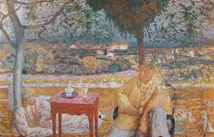 Gespräch in der Provence, um 1913-14 von Pierre Bonnard