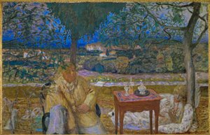 Provenzalisches Gespräch von Pierre Bonnard