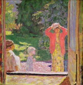 Vor dem Fenster, 1918 von Pierre Bonnard