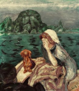 Bootsfahrt in Vernon. Mme Bonnard von Pierre Bonnard