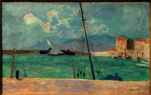 Hafen von Cannes von Pierre Bonnard