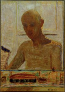 Selbstporträt im Spiegel des Toilettenschranks von Pierre Bonnard