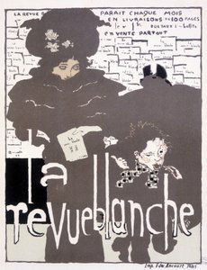 Plakat für La Revue blanche. Illustration von Pierre Bonnard (1867 - 1947) von Pierre Bonnard