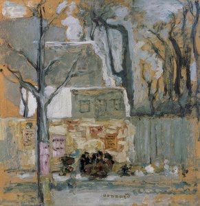 Straßenecke in Paris, um 1905