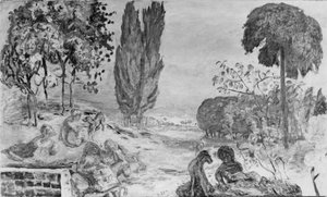 Sommerabend von Pierre Bonnard