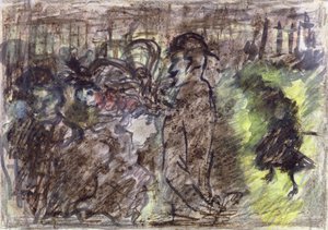 Der Platz, Abend, 1899 von Pierre Bonnard