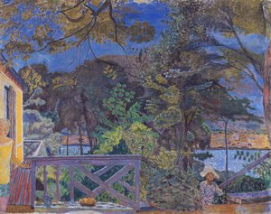 Die Terrasse in Vernon, 1928