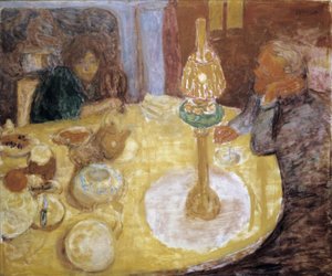 Abend unter der Lampe