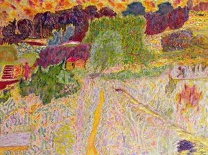 Blick aus dem Atelier des Künstlers, Le Cannet, 1945 von Pierre Bonnard
