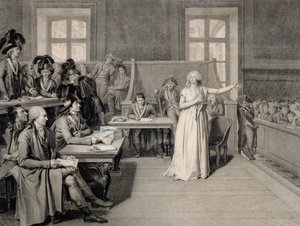 Marie-Antoinette (1755-93) von Habsburg-Lothringen, verurteilt vom Revolutionstribunal, 16. Oktober 1793