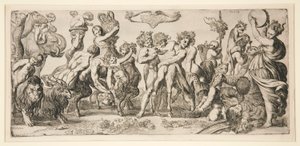 Bacchus und sein Gefolge von Pierre Brebiette