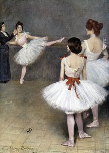 Klassischer Tanz: Ballerinas im Jahr 1897 von Pierre Carrier Belleuse von Pierre Carrier Belleuse
